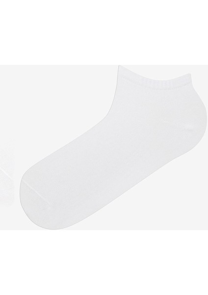 Erkek Super Gri - Beyaz 3lü Patik