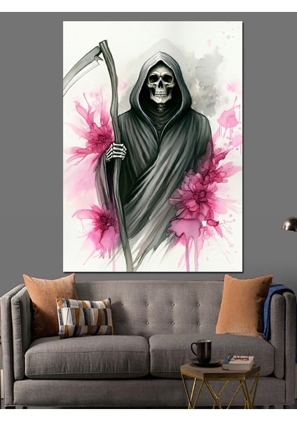 Ölüm Meleği Dekoratif Kanvas - Mdf Ahşap Tablo fırsatları
