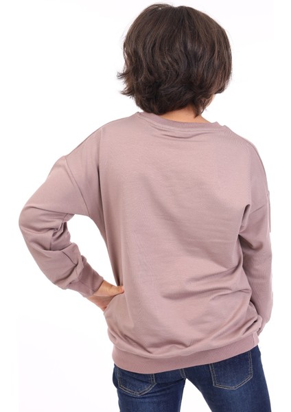 Erkek Çocuk Baskılı Sweatshirt
