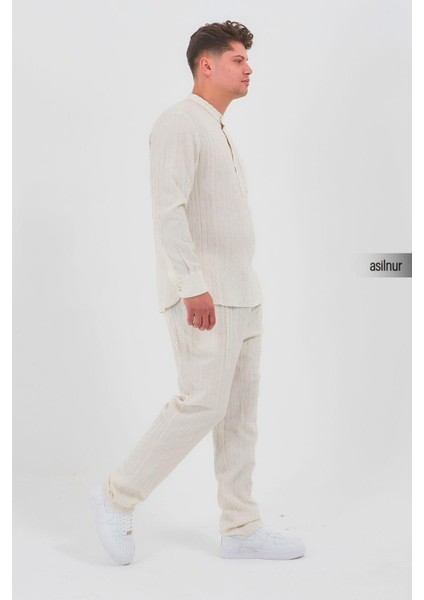 Sefa Erkek Hac ve Umre Kıyafeti Ikili Takım Beyaz modelleri