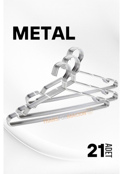 Neville 21 Adet Metal Askı Seti 715415