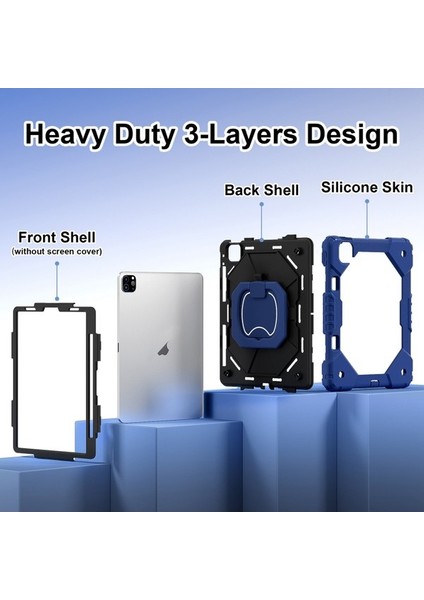 iPad Pro 11 2022 Air 10.9 2022 Için Silikon Hibrit Pc Kılıfı (Yurt Dışından) fırsatları