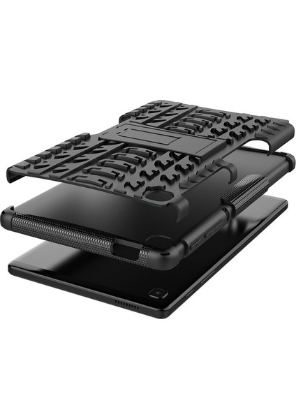 Samsung Galaxy Tab A7 Lastik Dokusu Koruyucu Kılıf Kırmızı (Yurt Dışından) fırsatları