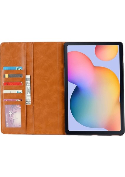 Samsung Galaxy Tab A7 Için Deri Kılıf (Yurt Dışından)