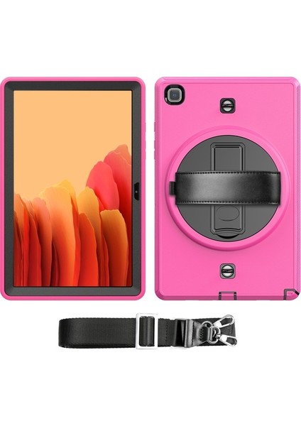 Samsung Galaxy Tab A7 10.4 T500 / T505 Için Kalem Yuvalı Darbeye ve Düşmeye Dayanıklı Koruyucu Kılıf——siyah (Yurt Dışından)