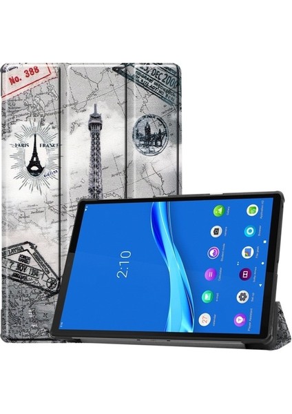 Lenovo M10 Plus TB-X606F Için Braketli Boyalı Deri Çanta--Stil 2 (Yurt Dışından) fırsatları