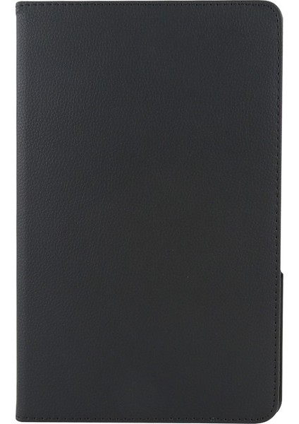 Lenovo M10 Için Standlı 360 Derece Dönen Deri Çanta-Kırmızı Gül (Yurt Dışından)