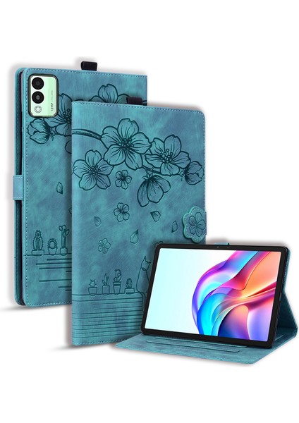 Tecno Megapad 11 Kılıf Kart Yuvaları Deri Tablet Standı Folyo Kapak (Yurt Dışından)