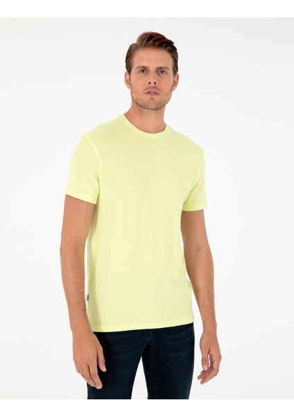 Erkek Limon Slim Fit Basic Tişört 50280967-VR035 modelleri