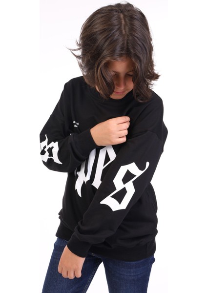 Erkek Çocuk Baskılı Sweatshirt