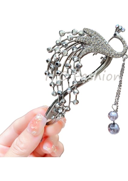 Bükülmüş Klips Başın Arkası Plaka Saç Tek Klips Toka (Yurt Dışından)