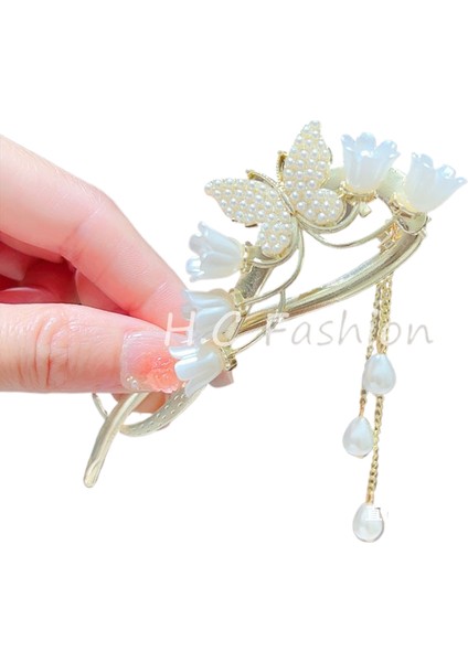 Bükülmüş Klips Başın Arkası Plaka Saç Tek Klips Toka (Yurt Dışından)