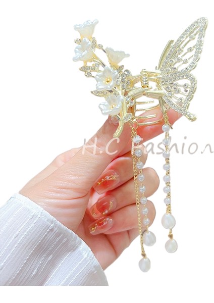 Bükülmüş Klips Başın Arkası Plaka Saç Tek Klips Toka (Yurt Dışından)