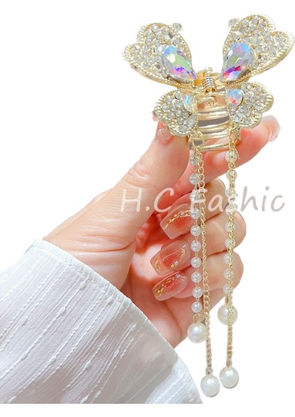 Bükülmüş Klips Başın Arkası Plaka Saç Tek Klips Toka (Yurt Dışından)