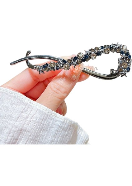 Bükülmüş Klips Başın Arkası Plaka Saç Tek Klips Toka (Yurt Dışından)