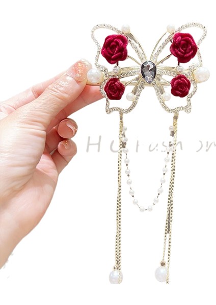 Bükülmüş Klips Başın Arkası Plaka Saç Tek Klips Toka (Yurt Dışından)