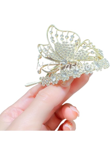 Bükülmüş Klips Başın Arkası Plaka Saç Tek Klips Toka (Yurt Dışından)