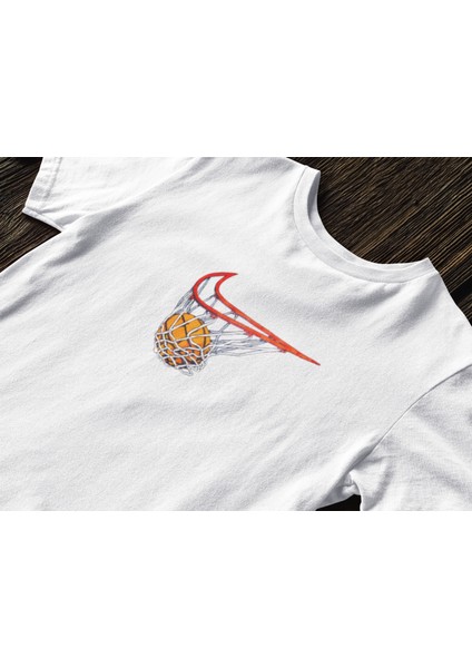 Pota Bisiklet Yaka Yüksek Kalite Baskılı Beyaz T-Shirt indirimleri