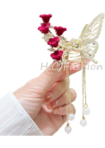 Bükülmüş Klips Başın Arkası Plaka Saç Tek Klips Toka (Yurt Dışından)