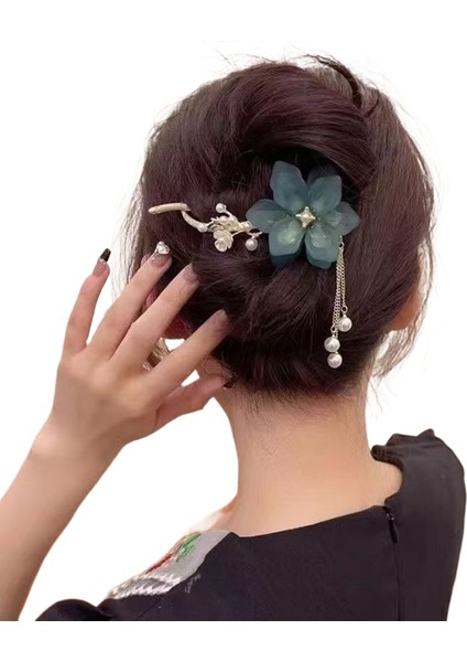 Bükülmüş Klips Başın Arkası Plaka Saç Tek Klips Toka (Yurt Dışından)