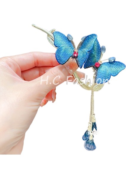 Bükülmüş Klips Başın Arkası Plaka Saç Tek Klips Toka (Yurt Dışından)