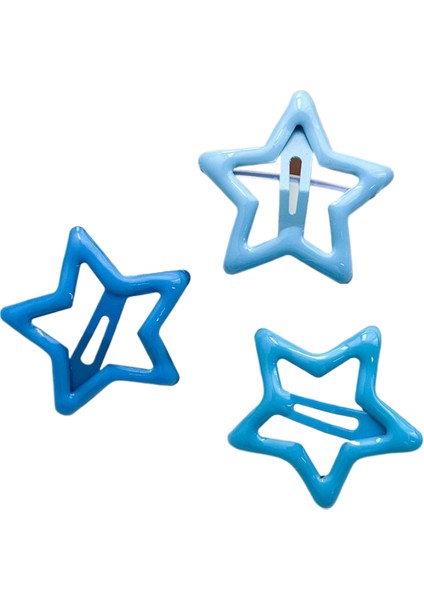 Dopamin Şeker Rengi Yıldız Saç Klipsi (Yurt Dışından)