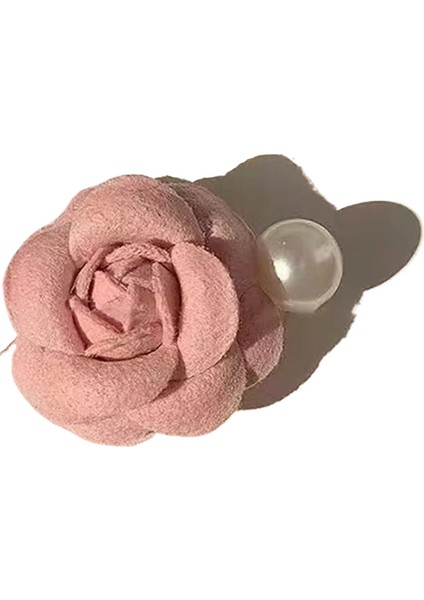 Kumaş Çiçek Klipsi Saç Tokası (Yurt Dışından)
