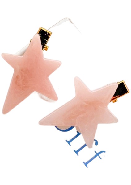 Dopamin Şeker Rengi Yıldız Saç Klipsi (Yurt Dışından)