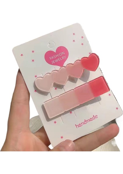 Dopamin Şeker Rengi Yıldız Saç Klipsi (Yurt Dışından)