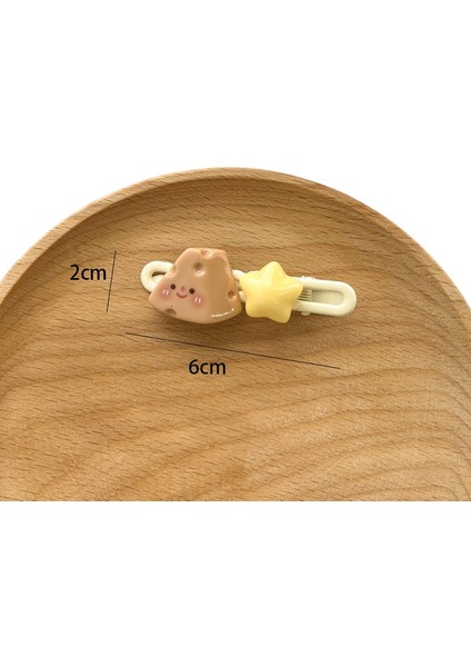 Dopamin Şeker Rengi Yıldız Saç Klipsi (Yurt Dışından)