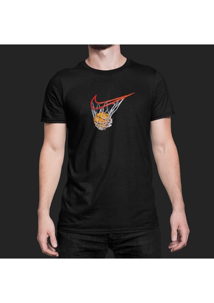 Pota Bisiklet Yaka Yüksek Kalite Baskılı Siyah T-Shirt modelleri
