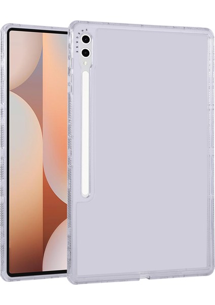 Samsung Galaxy Tab S9 Ultra / S8 Ultra Şeffaf Kılıf 3'ü 1 Arada Pc + Tpu Darbeye Dayanıklı Tablet Kapağı (Yurt Dışından)