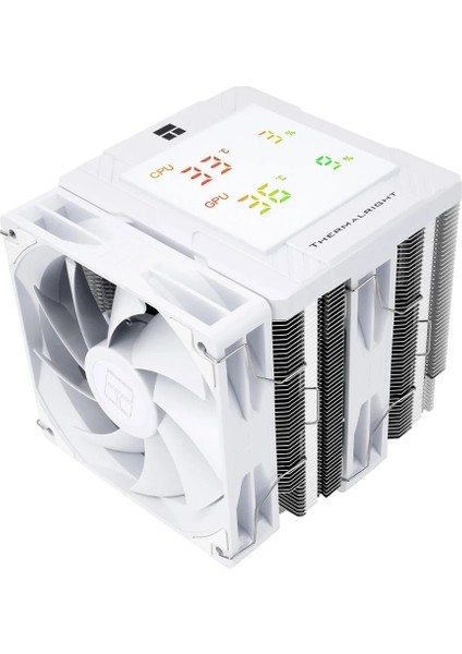 Peerless Assassin 120 Digital White TL-C12CW-X28 V2 120MM 6 x 6mm Isı Borulu Intel-Amd Uyumlu Beyaz Hava Soğutucu