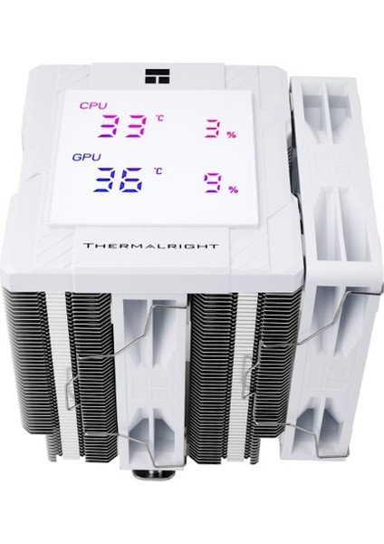 Peerless Assassin 120 Digital White TL-C12CW-X28 V2 120MM 6 x 6mm Isı Borulu Intel-Amd Uyumlu Beyaz Hava Soğutucu modelleri