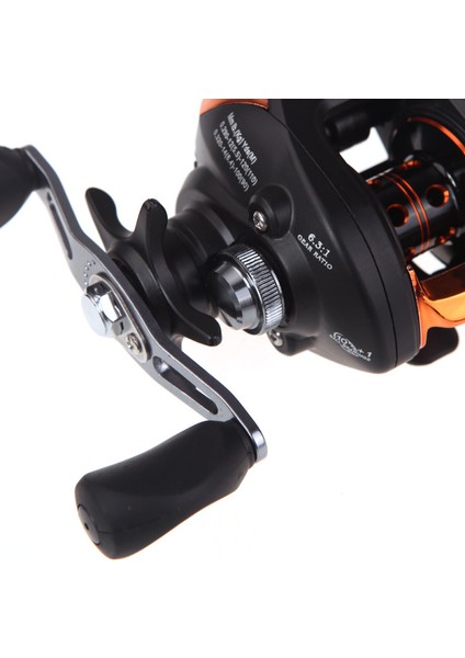 AF103 Yuvarlak Yastıklı Balistik Balık Tutma Makinesi 6.3:1 Yüksek Hızlı Siyah (Yurt Dışından) fırsatları