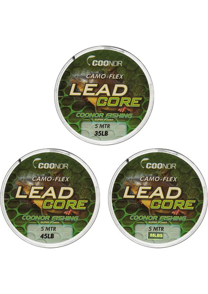 Leadcore Tarakalı Kamufle Balık Tutma Kurşun Çekirdekli Teli Balık Tutma Aleti (Yurt Dışından)