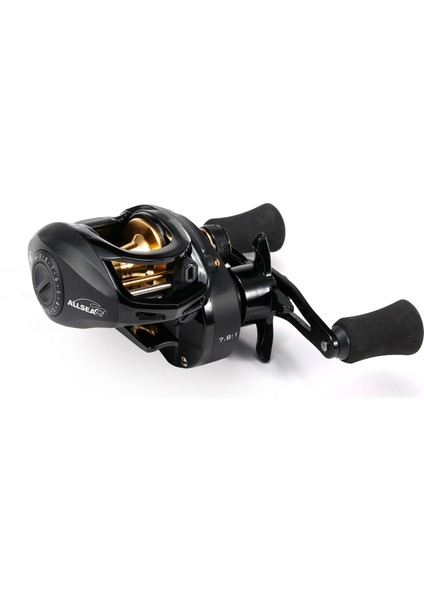 12+1 Yuvarlak Yalıtımlı Balık Tutma Makinası 7.8:1 Vites Oranı Derin ve Sığ Taclar (Yurt Dışından)