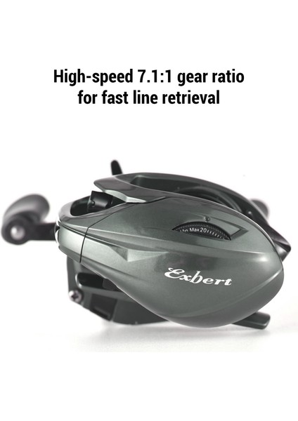 5+1bb Balık Tutma Baitcast Makinası Yüksek Hızlı 4.5 - 5 kg Sürüklük (Yurt Dışından) fiyatları