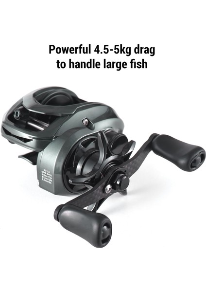 5+1bb Balık Tutma Baitcast Makinası Yüksek Hızlı 4.5 - 5 kg Sürüklük (Yurt Dışından) indirimleri