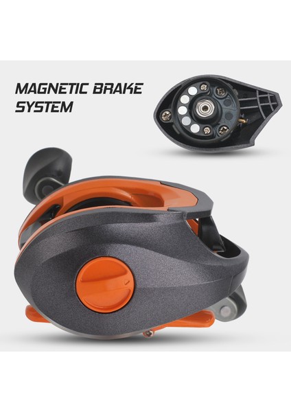 Ultralight Tuzaklı Havaçlı Makara 7.2:1 Dişli Oranı Manyetik Fren Sistemi (Yurt Dışından) modelleri