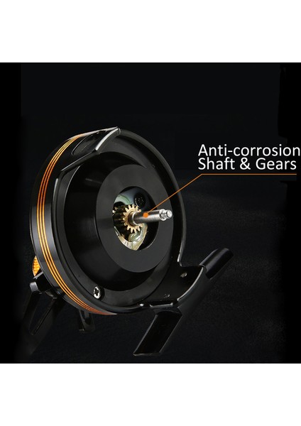 Tam Metal Buz Altı Balık Tutma Makarası (Düzgün Hareketli) (Yurt Dışından) indirimleri