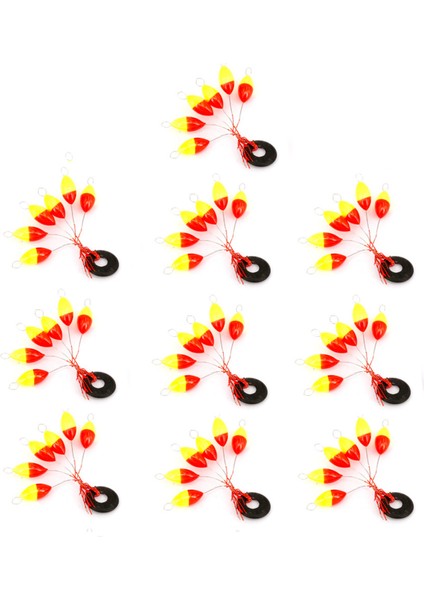 10 Adet Balık Tutma Yastığı Durdurucu Boğalar (Yurt Dışından)