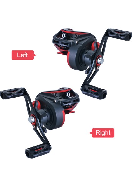 Yüksek Hızlı 8.1:1 Vites Oranı 19+1 Toplu Kaydırmalı Baitcast Balık Tutma Makarası (Yurt Dışından) fırsatları