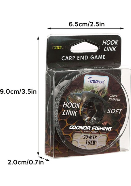 20M Tek Teli Balık Tutma Çizgisi: Tatlı ve Tuzlu Su Için Sorunsuz Atış (Yurt Dışından) modelleri