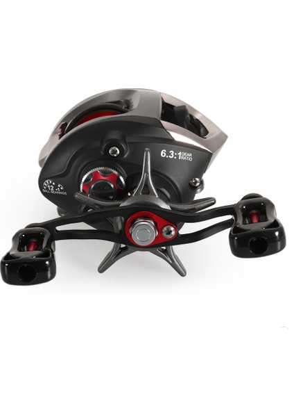 12+1 Bilyalı Baitcasting Balık Tutma Makarası Yüksek Hızlı Manyetik Fren (Yurt Dışından) fiyatları