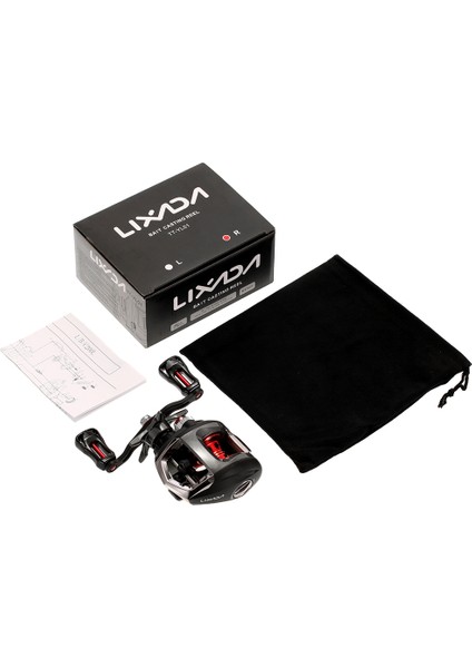 12+1 Bilyalı Baitcasting Balık Tutma Makarası Yüksek Hızlı Manyetik Fren (Yurt Dışından) fırsatları