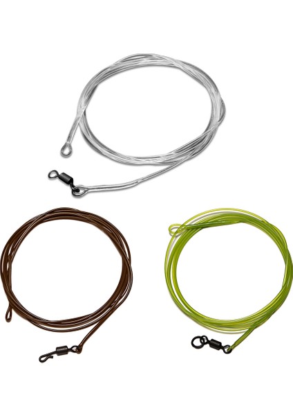 1m 45LB Balık Tutma Bağlayıcı Çizgisi Florokarbon Çekirdekli Halka Kayışlı (Yurt Dışından) fırsatları