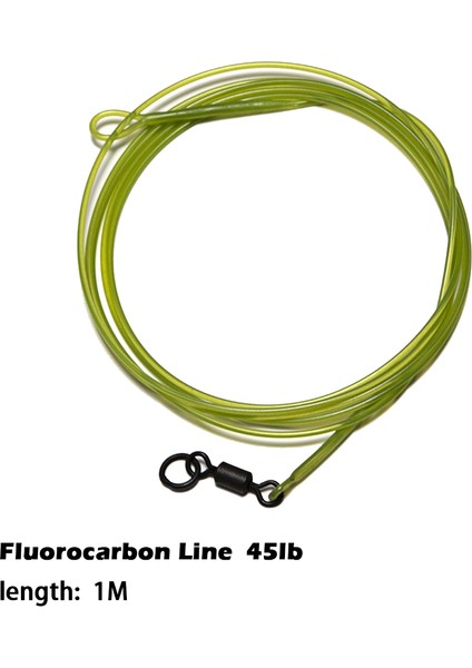 1m 45LB Balık Tutma Bağlayıcı Çizgisi Florokarbon Çekirdekli Halka Kayışlı (Yurt Dışından) indirimleri