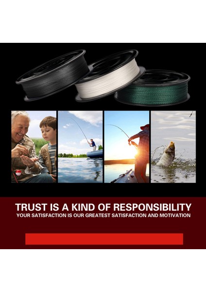 4 Teli Örgülü Balık Tutma Teli Son Derece Güçlü Aşınmaya Dalı 12 - 80LB (Yurt Dışından) indirimleri