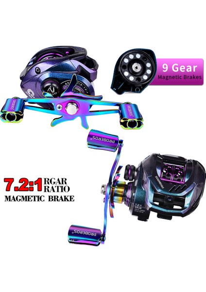 10KG Sürükle Balık Tutma Mıknatıslı Frenli 7.2:1 Direnç Oranlı Baitcasting Makarası (Yurt Dışından) fırsatları